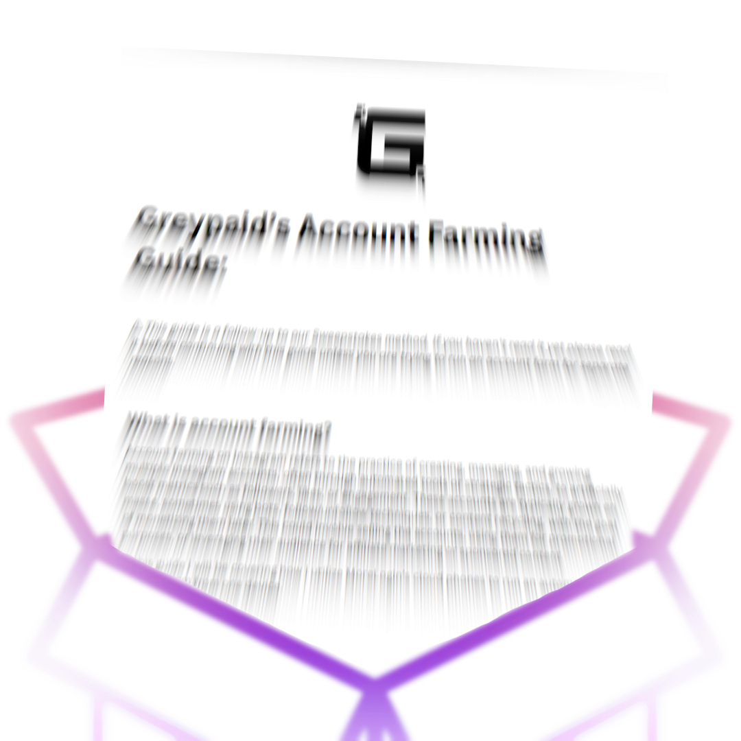 Account Farming Guide